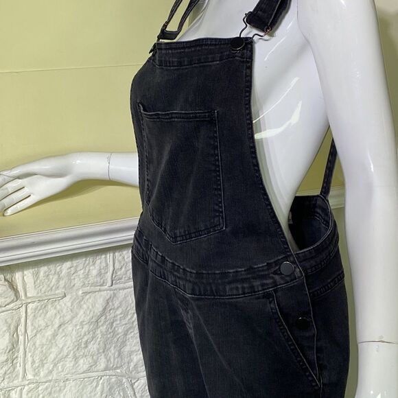Urban Outfitters BDG Black Stretch Denim Overalls - Picture 7 of 15